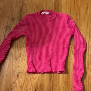 Galita hot pink long sleeve top (Small)